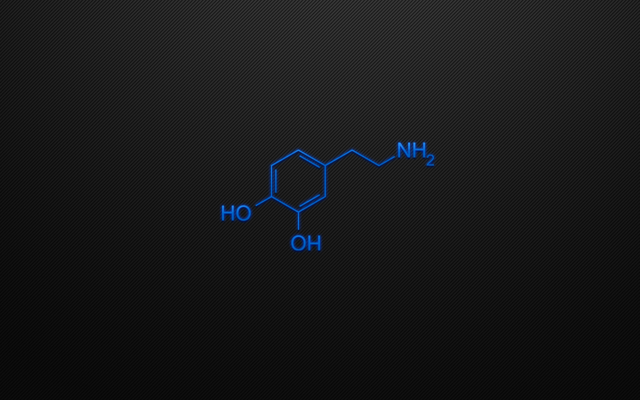 Dopamini temsili olarak kullanılan bir görsel.