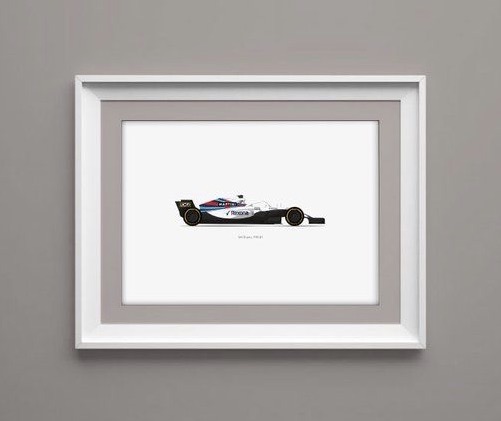Formula 1'e ait çerçeve görseli.