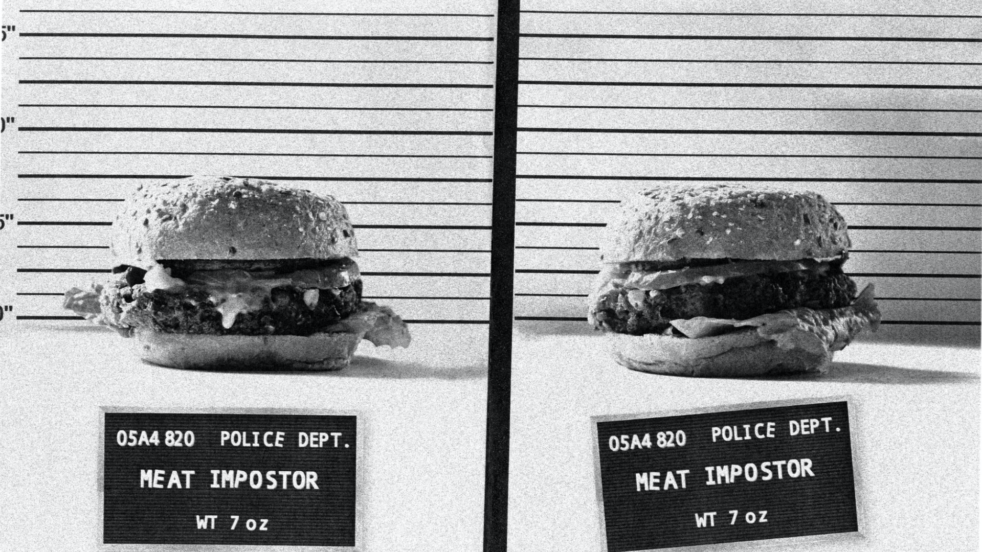 Hamburger için hazırlanmış siyah beyaz bir görsel.