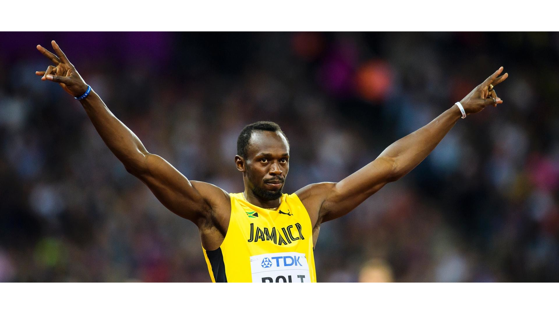 Sporda kuvvet türleri arasında yer alan maksimal kuvvetin efsanesi Usain Bolt'a ait görsel.