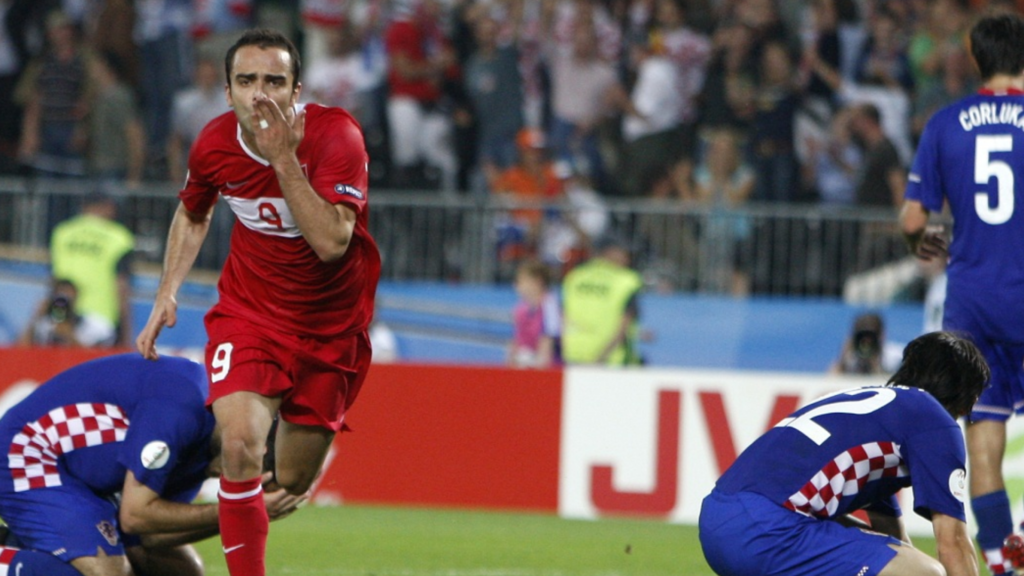 Euro 2008 organizasyonunda çekilen Türkiye takımına ait bir görsel.