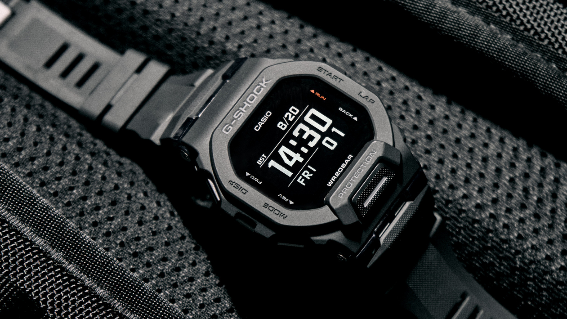 G-SHOCK GBD-200 saatinin siyah renkli olan görseli.